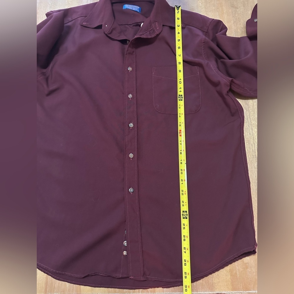 Pendleton Men’s Button Up 100% Wool Medium - image 6